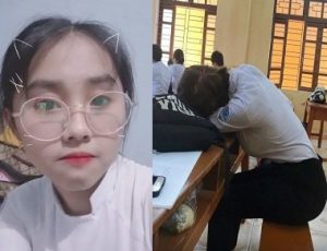 Clip sex em học sinh đeo kính bị doggy