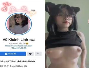 Clip sex dâm dục của Vũ Khánh Linh sử dụng buồi giả