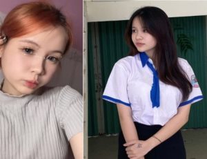 Cliphot nữa xinh với cặp vếu bự