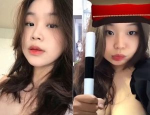 Nữ sinh vú lớn tận hưởng khi nằm banh lồn