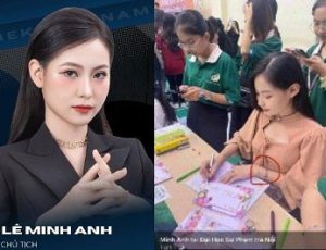 Cô giáo đại học sư phạm Lê Minh Anh